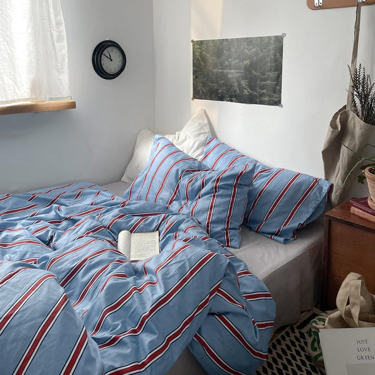 Capri Striped Duvet Cover Set
